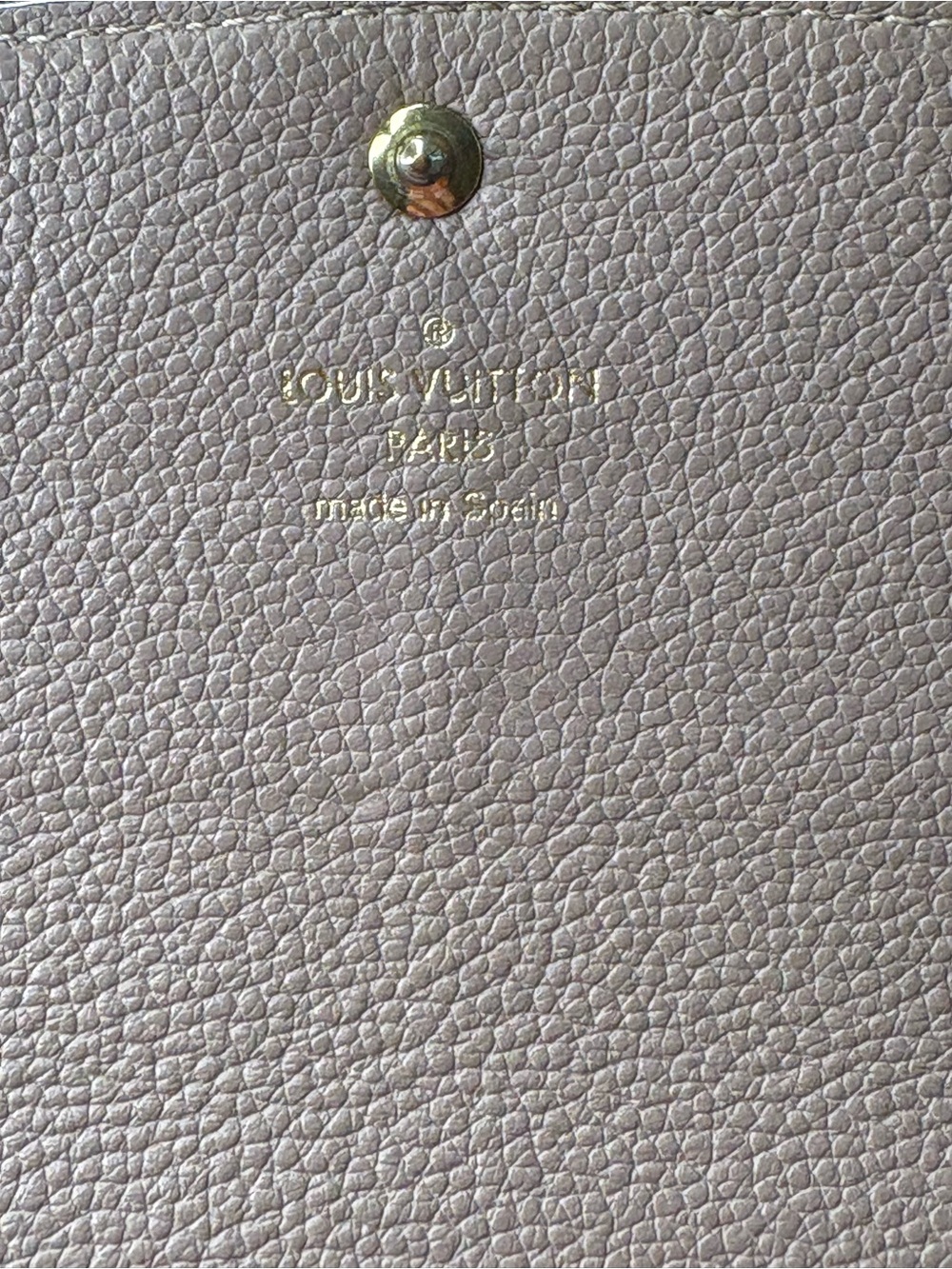Louis Vuitton Long Wallet Pink Empreinte with Monogram added Chain - Picture 8 of 10